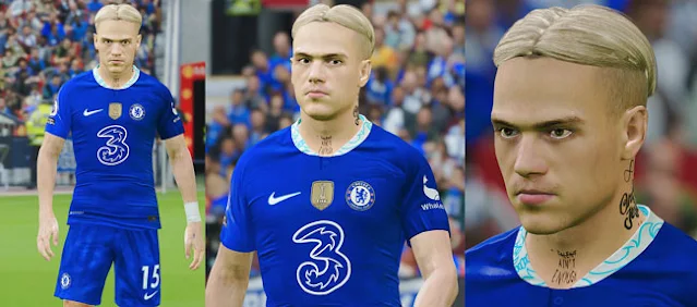 Mykhailo Mudryk Face & New Tattoo For eFootball PES 2021