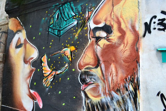 Brésil, tags, street art, peintures, artiste de rue
