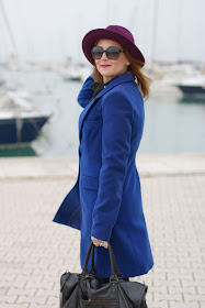 Paola Frani cappotto, cobalt blue coat, Ecua-Andino hat, Fashion and Cookies, fashion blogger