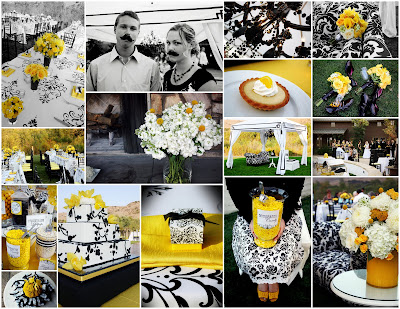 With a palette of black white and yellow the pops of yellow were so much 