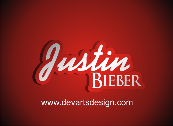 justin bieber logo. Justin Bieber Logo Design