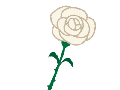 白 薔薇 イラスト の最高のコレクション 動物ゾーン 白 薔薇 イラスト の最高のコレクション 動物ゾーン