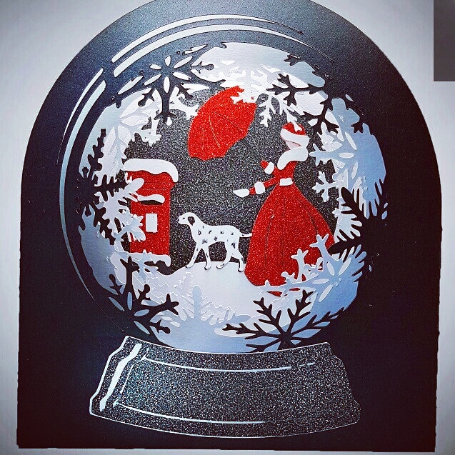 Download My SVG HUT: Amazing 3D Snow globe cards