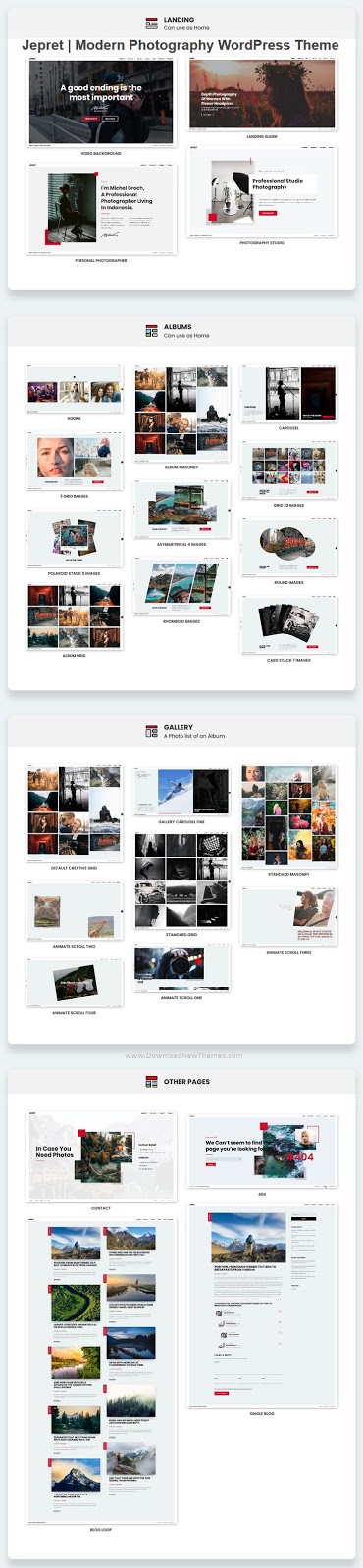 Modern Photography WordPress Theme