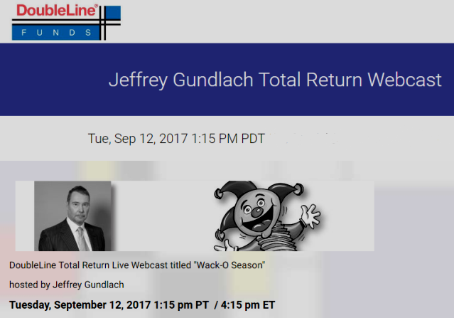  Jeffrey Gundlach Webcast "Wack-O Season"