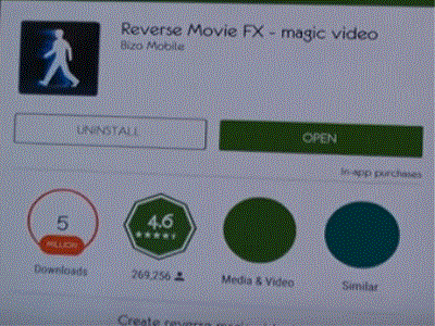 cara membuat video reverse android