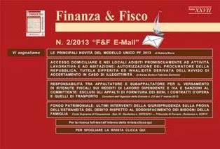 Finanza & Fisco 2013-02 - 12 Gennaio 2013 | TRUE PDF | Settimanale | Finanza | Tributi | Professionisti | Normativa
Settimanale tecnico di informazione e documentazione tributaria.