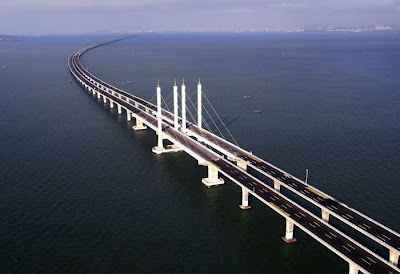 China Opens World's Longest Sea Bridge Seen On coolpicturesgallery.blogspot.com