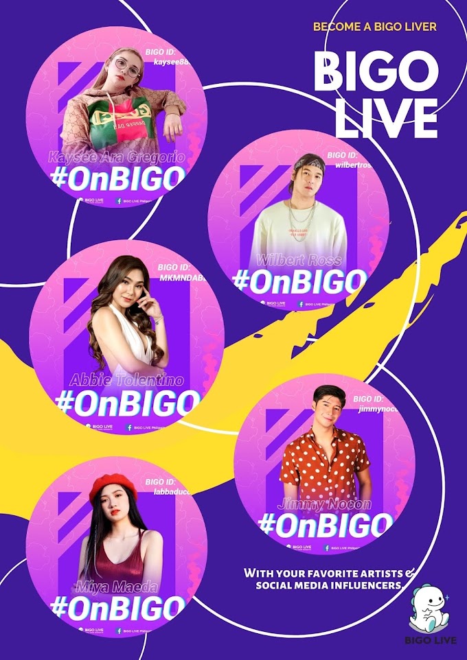 HOT NEWS: EXPERIENCE A DIFFERENT KIND OF SUMMER WITH SINGAPORED-BASED APP THE "BIGO LIVE" FEATURING FILIPINO CELEBRETIES AND INFLUENCERS 