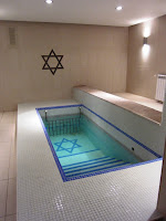 Modern mikvah in Lisbon