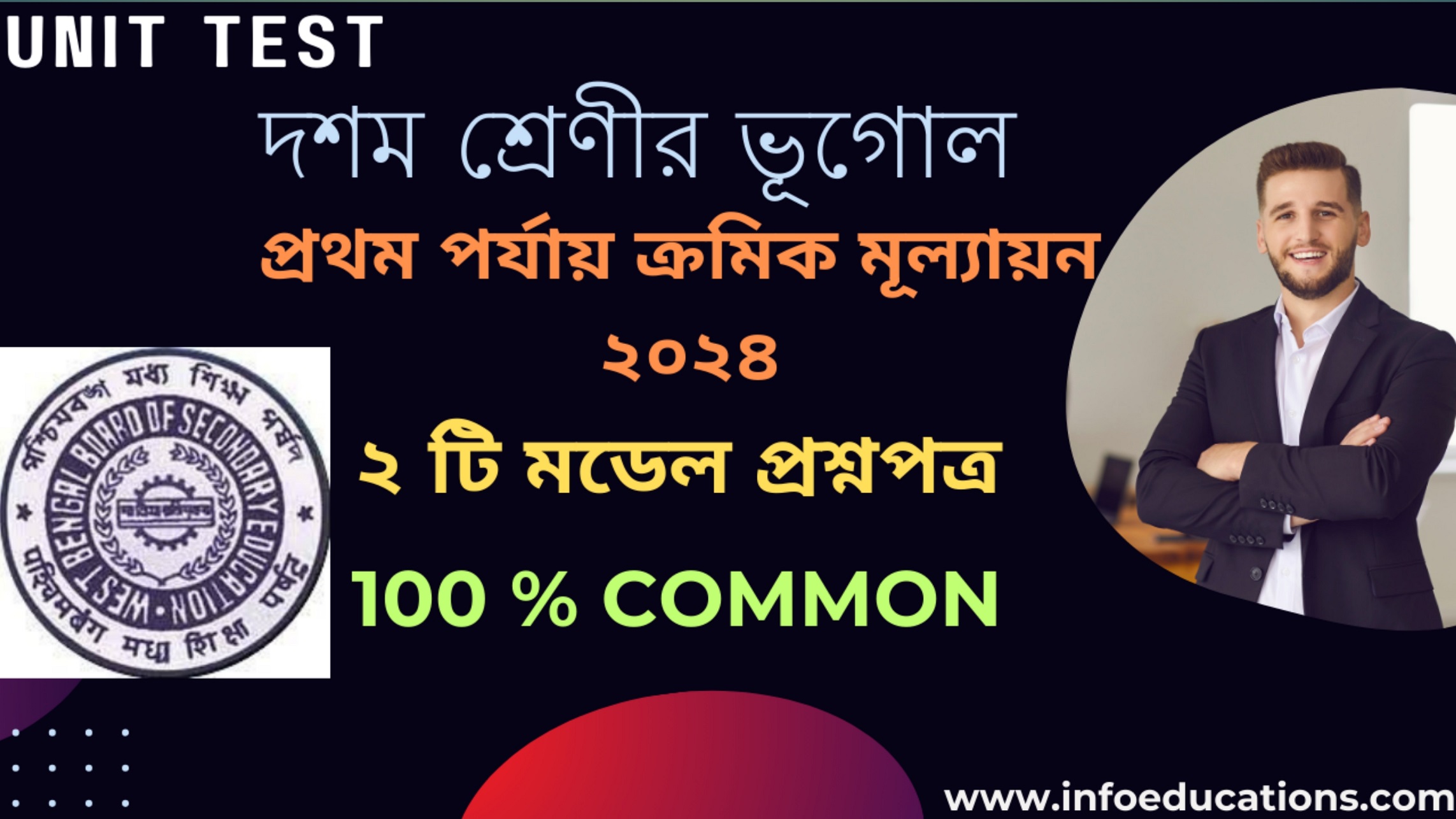 WBBSE Class 10 Geography 1st Unit Test Important Question Paper । দশম শ্রেণীর ভূগোল প্রথম পর্যায়ক্রমিক মূল্যায়ন