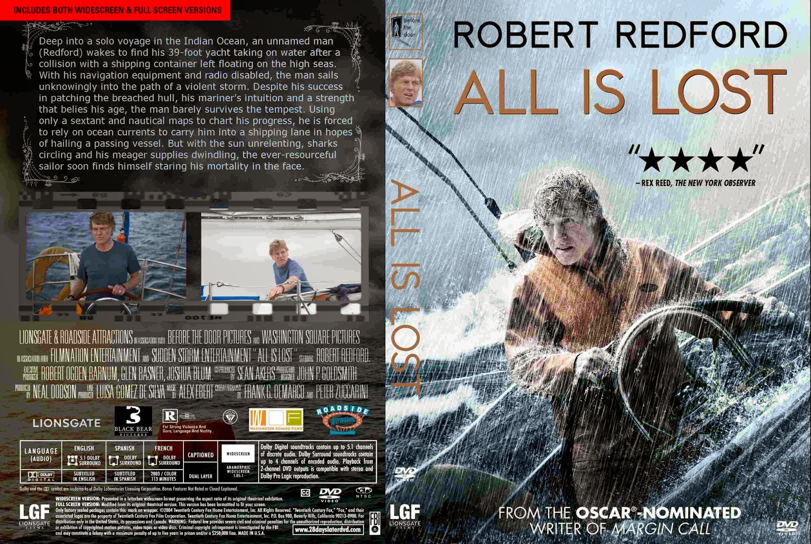 All Is Lost DVD-Cover