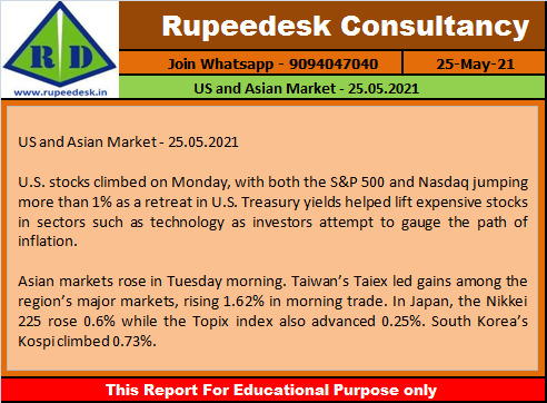 US and Asian Market - 25.05.2021