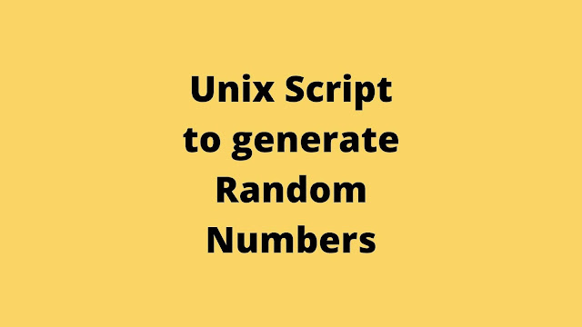 How to generate random number