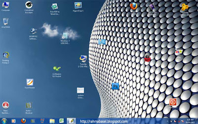 pengaturan desktop icon manual