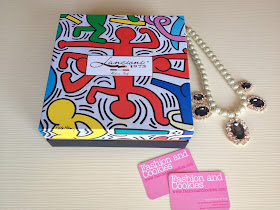 Lancioni 1973, sciarpa Tuttomondo Keith Haring, Fashion and Cookies, fashion blogger