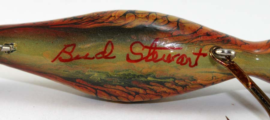 Chance's Folk Art Fishing Lure Research Blog: Bud Stewart Salamander Fishing  Lure