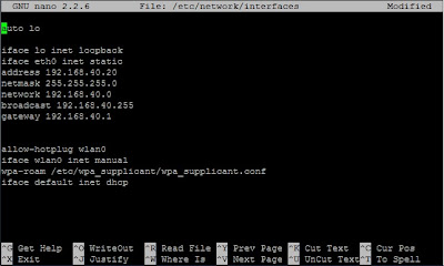 Raspberry Pi Static IP