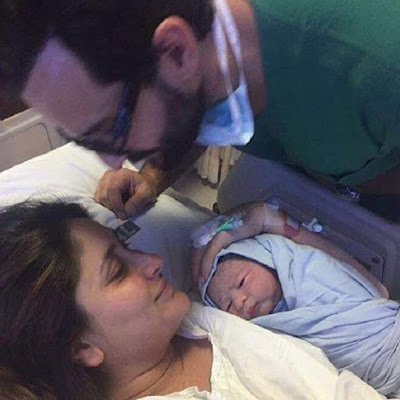 3 Gambar Anak Saif Ali Khan dan Kareena Kapoor