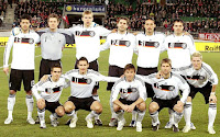 SELECCIÓN DE ALEMANIA - Temporada 2007-08 - Ballack, Lehmann, Mertesacker, Friedrich, Kuranyi, Westermann; Lahm, Klose, Schneider, Hitzlsperger y Schweinsteiger - AUSTRIA 0 ALEMANIA 3 (Thomas Hitzlsperger, Miroslav Klose, Mario Gomez) - 06/02/2008 - Partido amistoso - Viena, Austria, estadio Ernst Happel