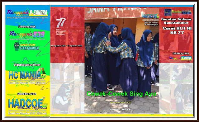 Gambar Soloan Spektakuler Versi Dirgahayu Republik Indonesia - SMA Soloan Spektakuler Cover - Edisi HUT RI ke 77 RGS
