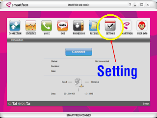 setting modem Smartfren anda