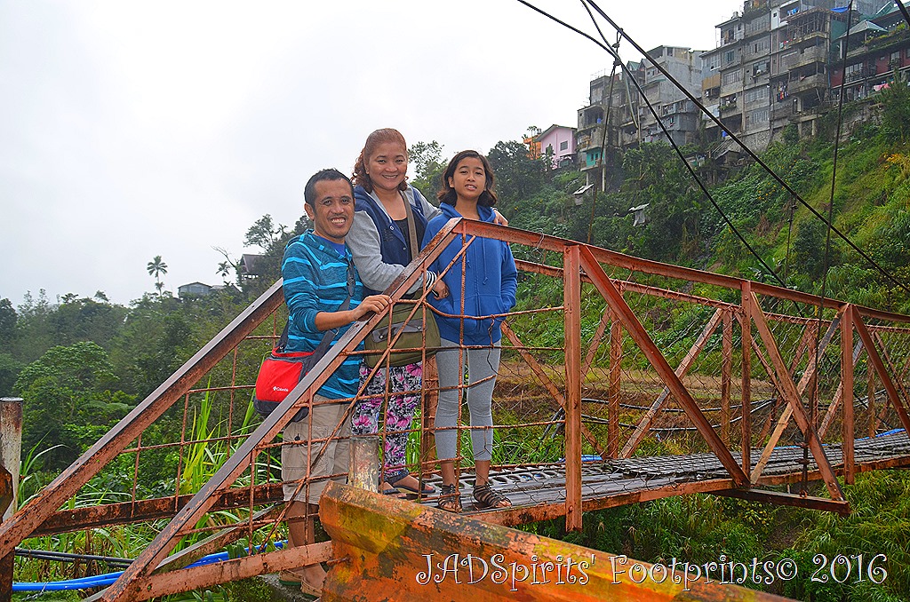 JADSpirits at Banaue Hanging Bridge before crossing it