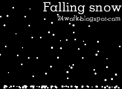 Falling snow