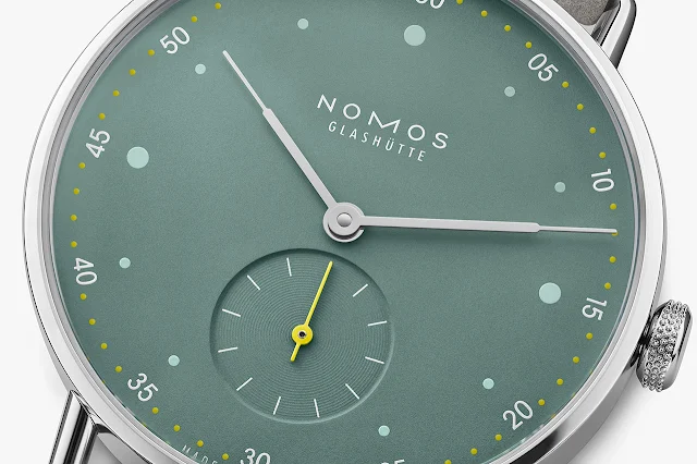 Nomos Glashütte Metro 33 sage ref. 1124