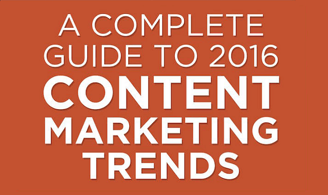 A Complete Guide to 2016 Content Marketing Trends 