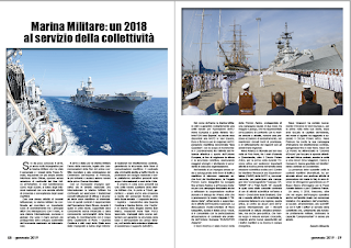 GENNAIO 2019 PAG. 58 - Marina Militare: un 2018 al servizio della collettività