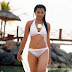 Bollywood Sexy and Hot Mugdha Godse Showing Thighs and.....in wet White Bikini
