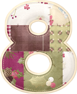 Alfabeto Patchwork Cherry.