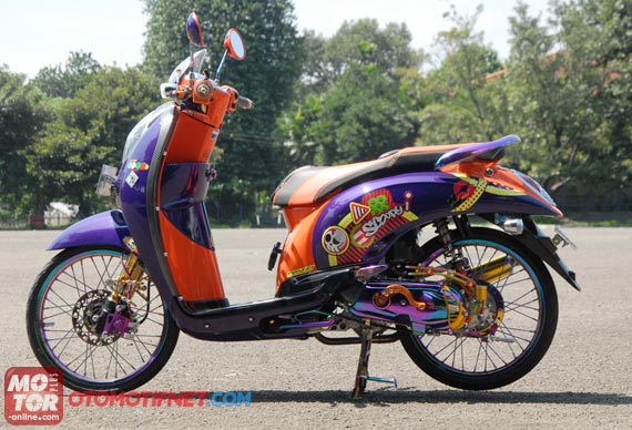 Kumpulan Modifikasi Motor Matic Honda Scoopy