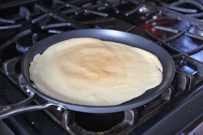 Cooking rye crepe