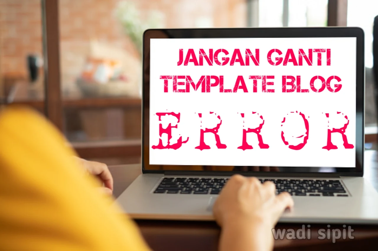 alasan tidak ganti template blog