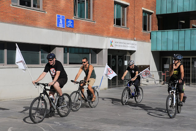 marcha ciclista contra recortes municipales