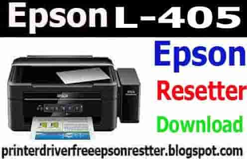 Epson Ecotank L405 Resetter Adjustment Program Free Download 2021