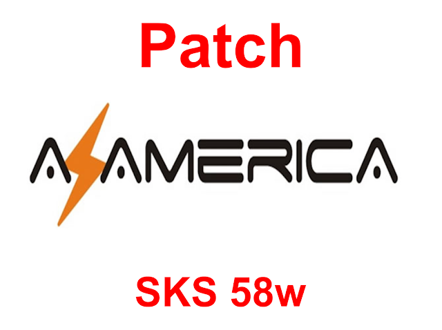 NOVO PATCH AZAMERICA  RETORNO SKS 63W - 16/12/2017