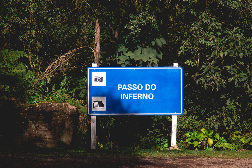 placa da ponte passo do inferno