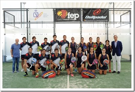 Federación Española de Pádel Masculina y Femenina 2018