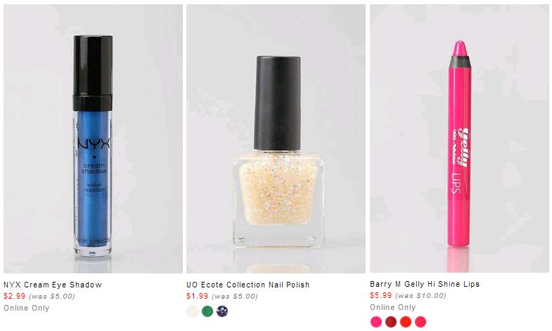 ... the deals currently available on the Urban Outfitters beauty sale page