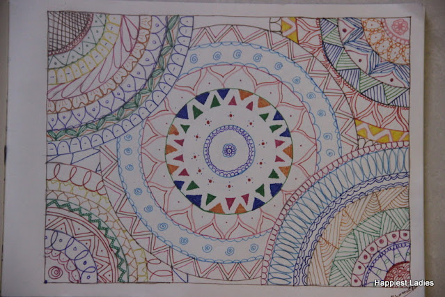 mandala drawing for kids