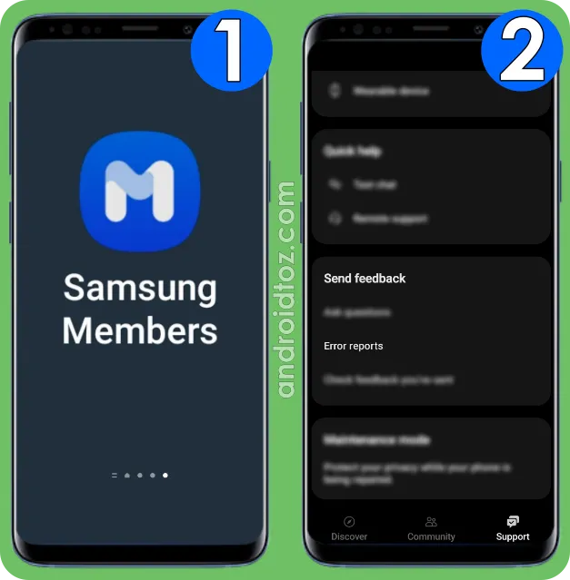 Send Error Reports using Samsung Members (1)