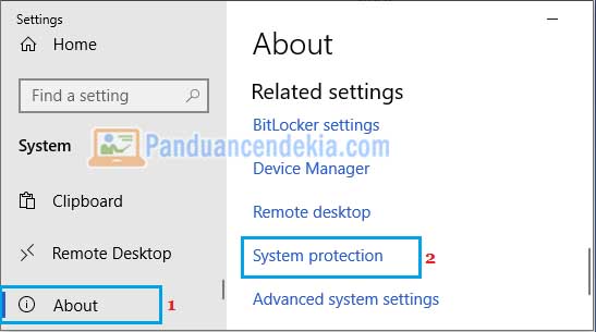 Cara Membuat System Restore Point Otomatis dan Manual Windows 10