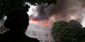 Kebakaran Gedung Setneg di Kompleks Istana