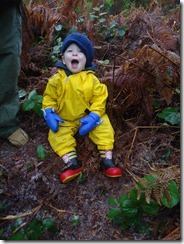 saylor sitting in the brush