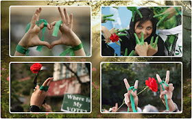 نشان و  پیام، عشق و مهر و دوستی بانوان ایرانی در آزادی خواهی