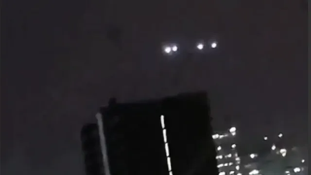 Real UFO sighting over Chile from balcony.