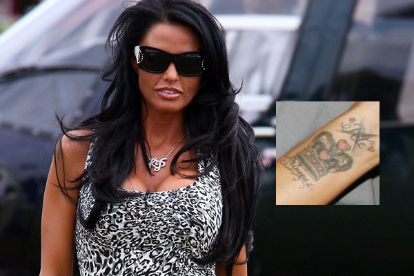 crown tattoos. crown katie price tattoo